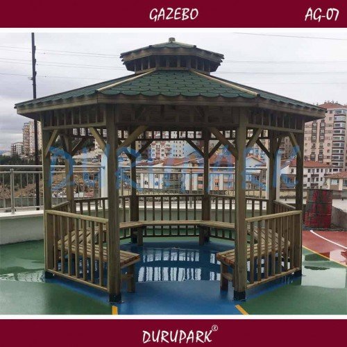AG07 - Sekizgen 4mx4m Gazebo